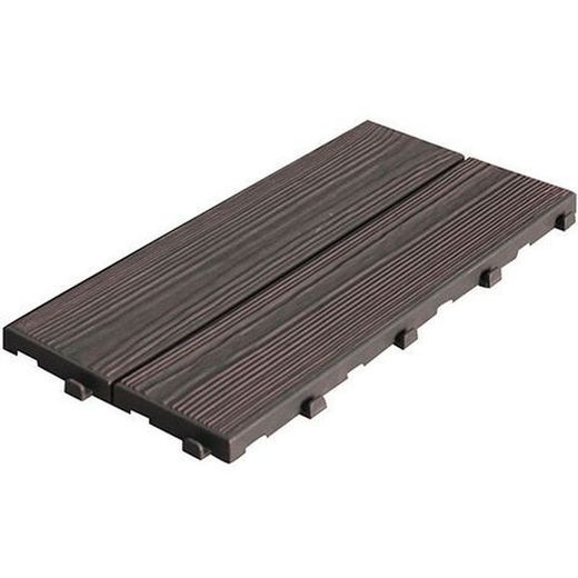 Plast Fliese. Holzeffekt 39x18x1,7 cm. ZIEH ES AN