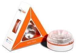 Luz emergencia para coche estacionaria de señalizacion  help flash