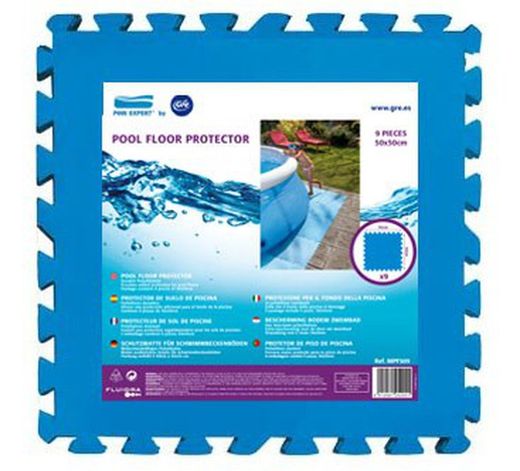 Protective material for pool floor Gre