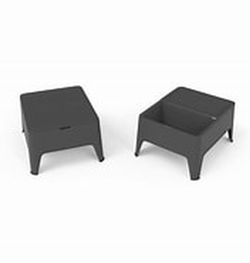 Table d'appoint Alaska anthracite