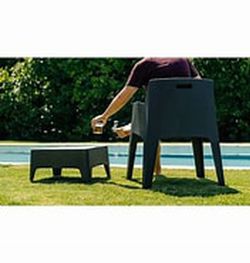 Table d'appoint Alaska anthracite