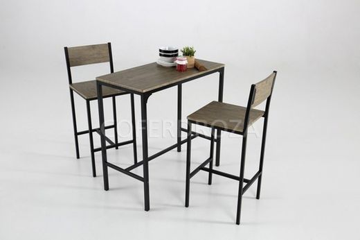 Tafel met hoge krukken coimbra de closet