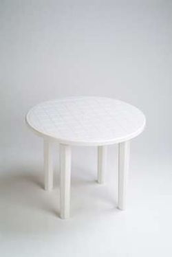 Mesa de jardín redonda 90cm Garden Life