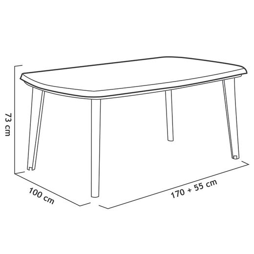 Mesa extensible ATLANTIC
