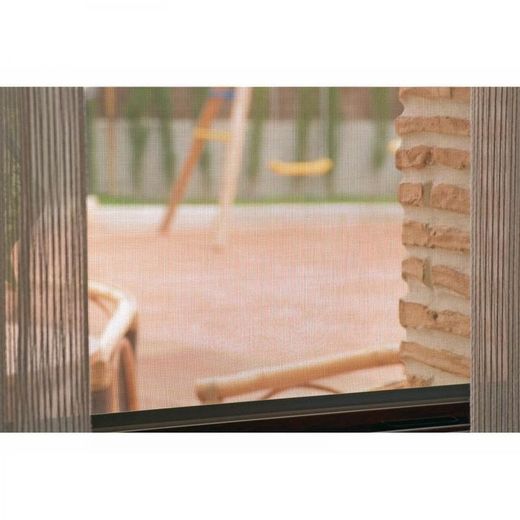 Rouleau de moustiquaire en fibre de verre gris