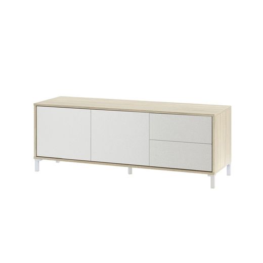 Meuble TV 2 portes + 2 tiroirs URBAN PLUS