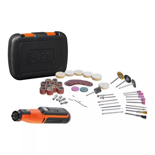 Multiherramienta rotativa de 7,2V de BLACK+DECKER BCRT8IK-XJ