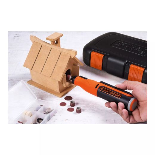Multiherramienta rotativa de 7,2V de BLACK+DECKER BCRT8IK-XJ