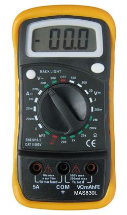 Multimetro Digital 5A 500 V