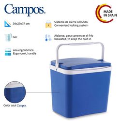 CAMPOS 24 L blauer starrer Kühlschrank