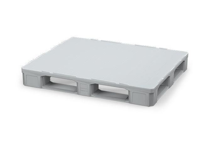 Palet plástico higiénicos 1200X1000 mm PPHB1210GR