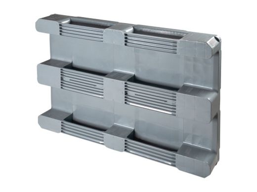 Palet plástico higiénicos 1200X1000 mm PPHB1210GR