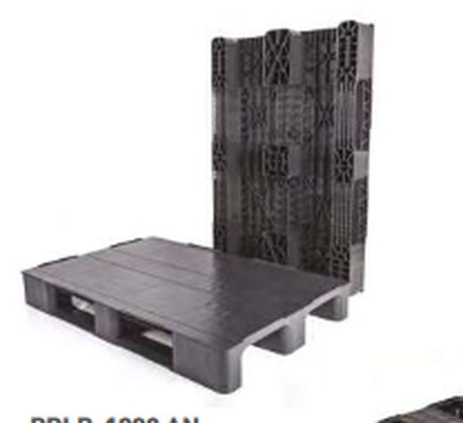 Palette en matière plastique lisse 1200X1000 mm PPLB1210AN
