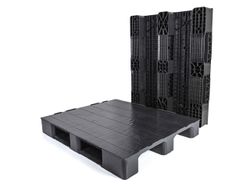 Palette en matière plastique lisse 1200X1000 mm PPLB1210AN