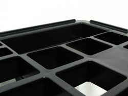 Geroosterde kunststof pallet 1200x1000 mm PPRB1210AN