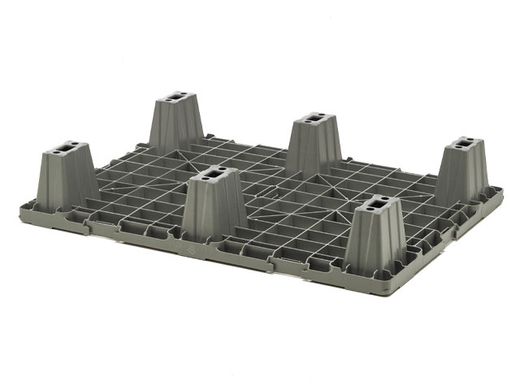 Padded plastic pallet 800x600 PPRB-0806 AN by plastipol