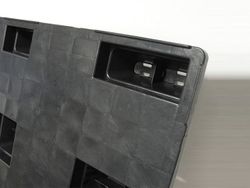 Geroosterde kunststof pallet PPEL-1208 NE Plastipol