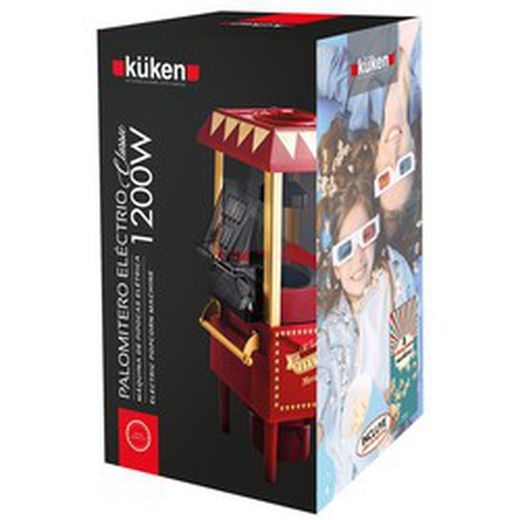 Máquina de pipoca elétrica vintage KUKEN