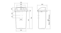 Green Plastic Bin