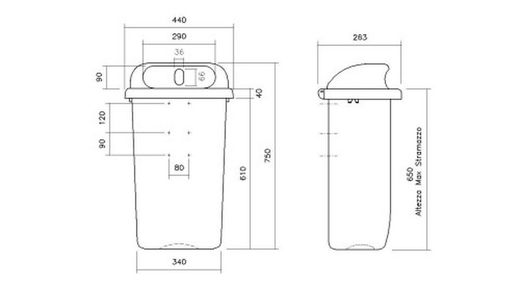 Green Plastic Bin