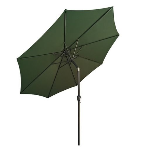 Grüner Aluminium-Sonnenschirm 3 m
