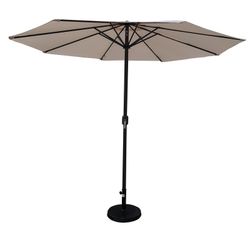 Parasol garden aluminio 3 metros color beige