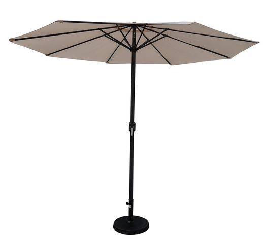 Parasol garden aluminio 3 metros color beige