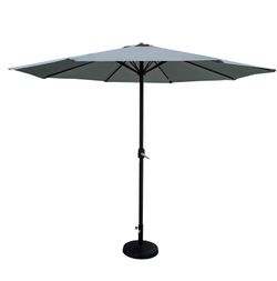 Parasol garden aluminio 3 metros color gris