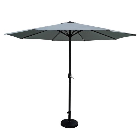 Parasol garden aluminio 3 metros color gris