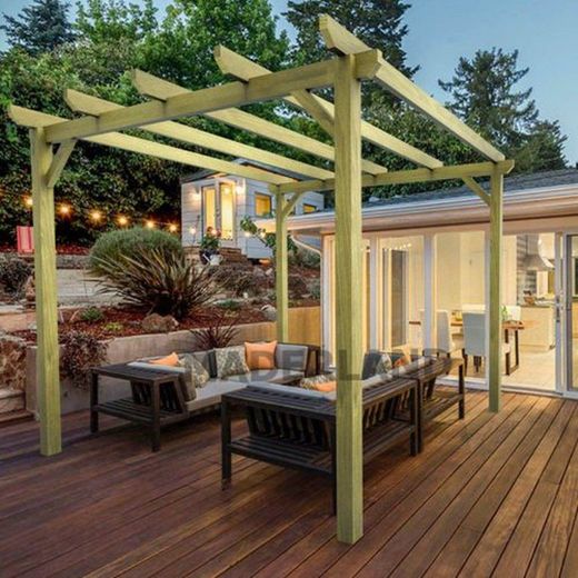 Holzpergola 510x420 CAMBADOS von Maderland