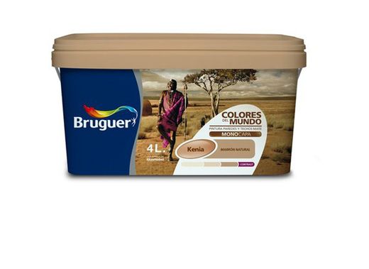 Matt cores de tinta plástica Mundial Bruguer