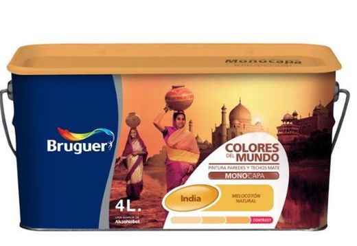 Matt cores de tinta plástica Mundial Bruguer