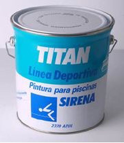 Pintura piscina Sirena Titan 4L azul