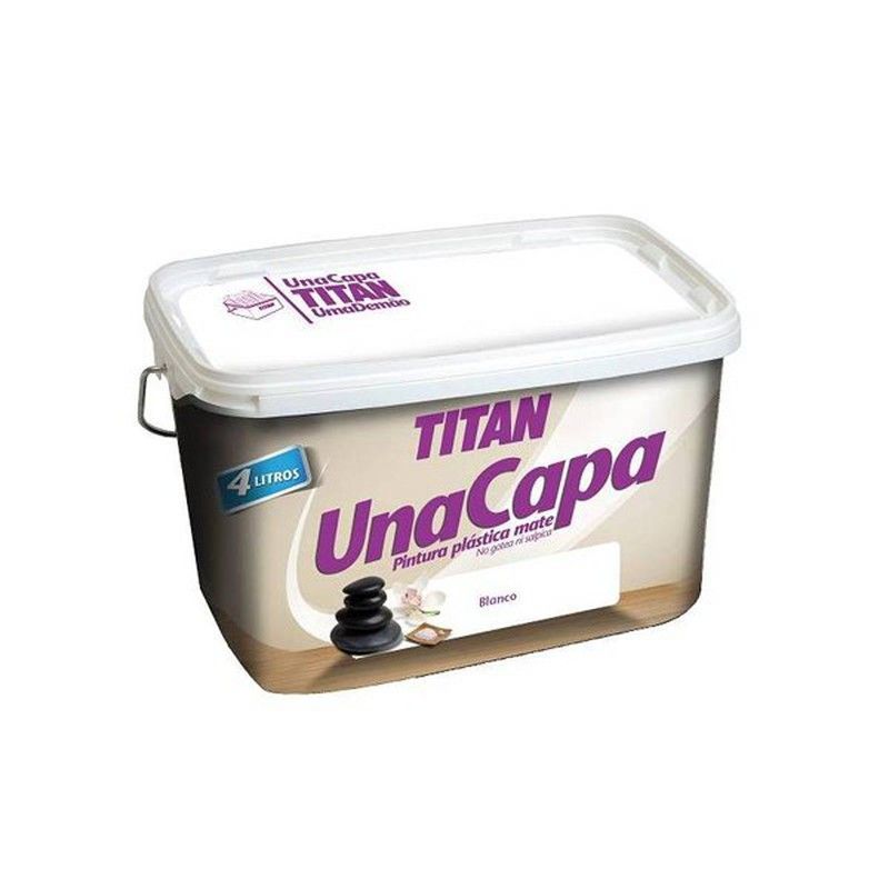 Pintura plástica mate  1 capa de Titan