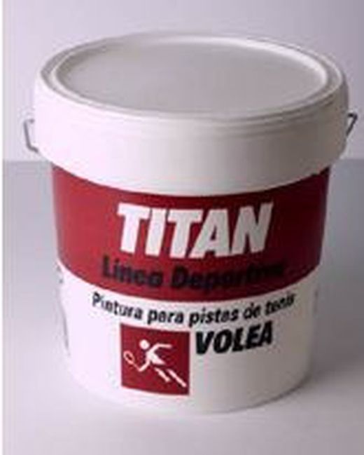 peindre l'eau VOLLEY pour le tennis. Titan