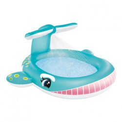 Piscine gonflable Blue Whale avec arrosage 57440