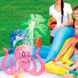 Piscine gonflable pour enfants Aquarium Bestway 53052