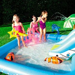 Piscine gonflable pour enfants Aquarium Bestway 53052