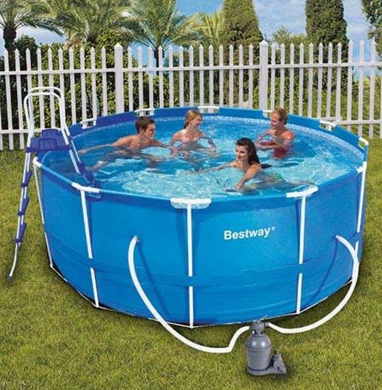 Rahmen-Runde Pool Stahl Pro Pools 366x122cm 56088Bestway — Bricowork