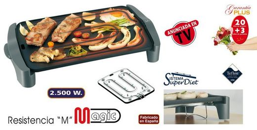 Grillplaat Magic M mod. GR555-aansluiting