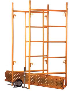 Plataforma de andaime extensível