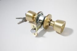 Matte Brass Knob Step