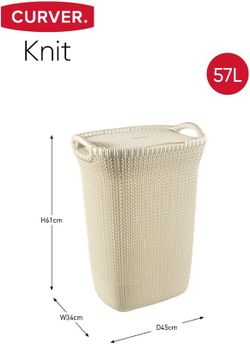 Weißer Strickoverall 57 L 45X34X61CM