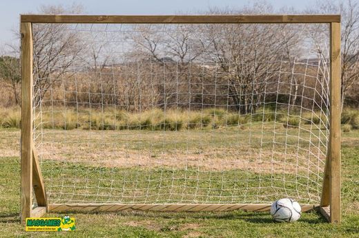 Portería de madera de fútbol XL de masgames