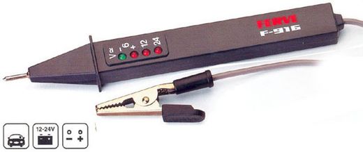 Sonde de test électronique 6-12-24 V