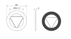 Roseton Pellet Tube 100 MM