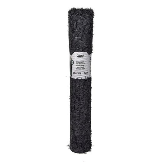 Seto decorativo artificial hidegraphite  color antracita de nortene