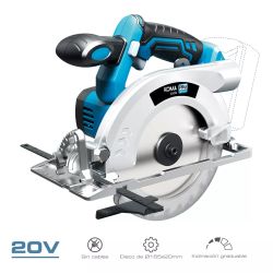 Sierra de corte circular inalámbrica de 20 V de Koma Tools modelo 20V-SCC
