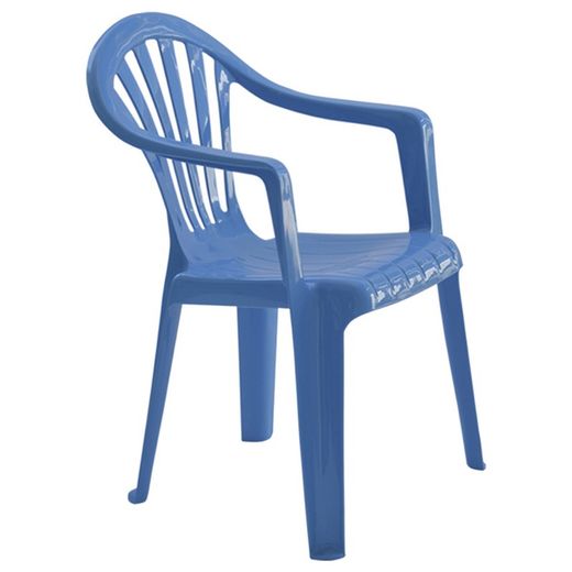 Blauer Kindersessel aus Kunstharz