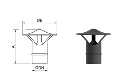 100 MM Fixed Pellet Cap